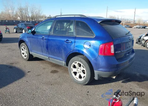 2013 Ford Edge Sel из США, поврежденный, VIN 2FMDK4JC6DBA45200